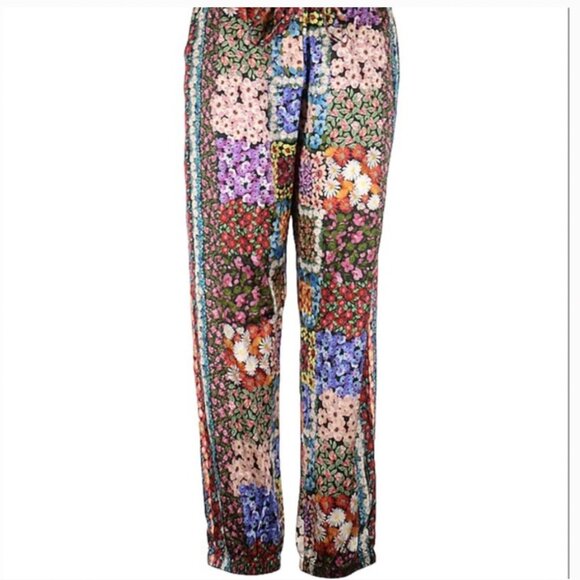 Johnny Was Saturn Jogger Floral Print Silk. Small - Picture 1 of 4